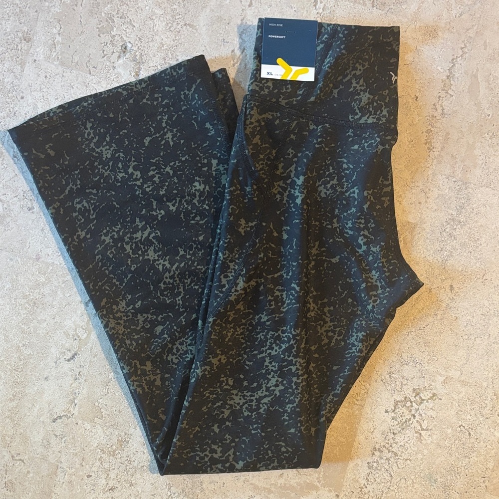 Old Navy active girls size XL 14/16 Powersoft flare leggings‎ with pockets NWT